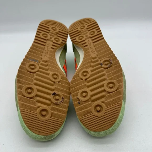 Adidas JI0197 Womens 8.5 SL 72 OG Sneakers Green Orange Retro Running Shoes - Picture 6 of 10